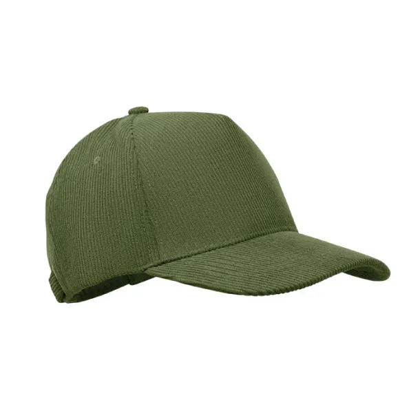 WALE Corduroy 5 panel baseball cap Army Green