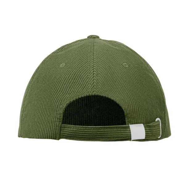 WALE Corduroy 5 panel baseball cap Army Green