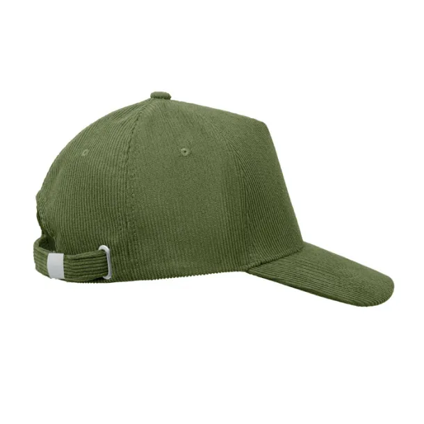 WALE corduroy bejzbol šilterica - 5 panela Army Green