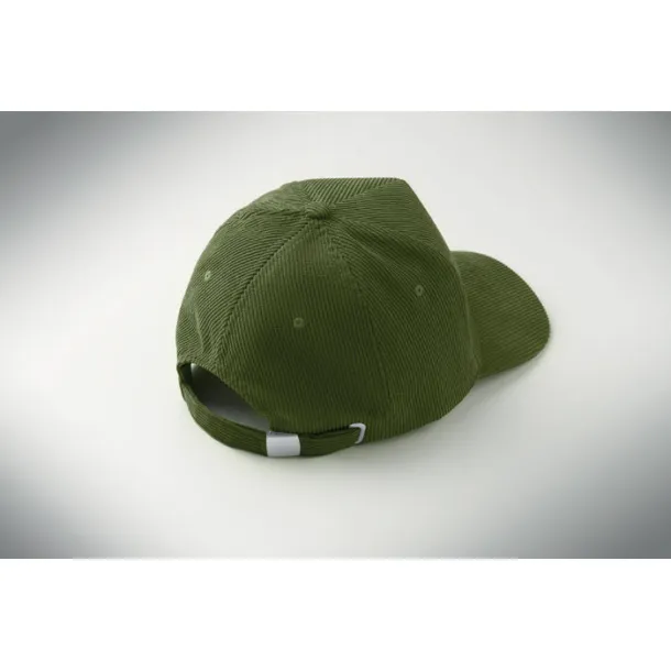 WALE corduroy bejzbol šilterica - 5 panela Army Green