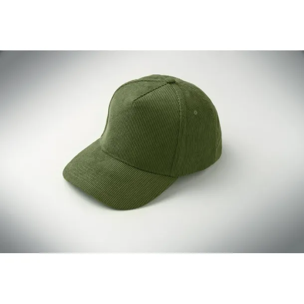 WALE corduroy bejzbol šilterica - 5 panela Army Green