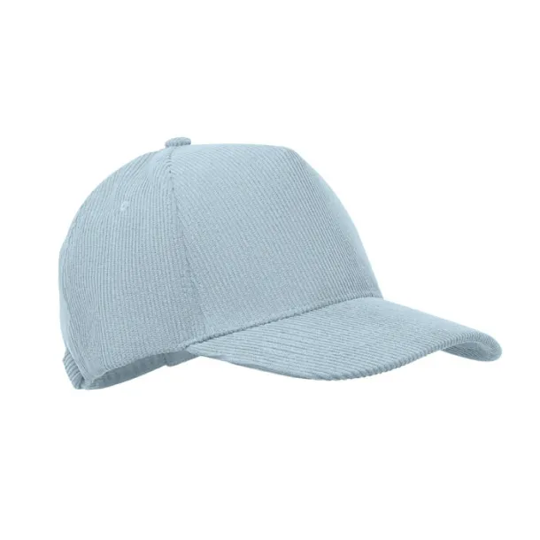 WALE corduroy bejzbol šilterica - 5 panela Baby Blue