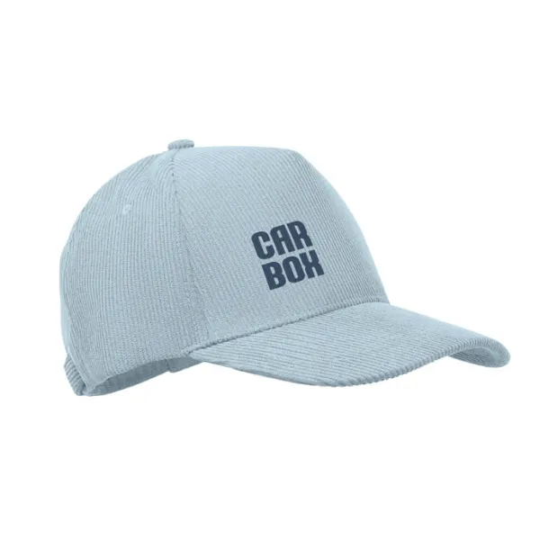 WALE corduroy bejzbol šilterica - 5 panela Baby Blue