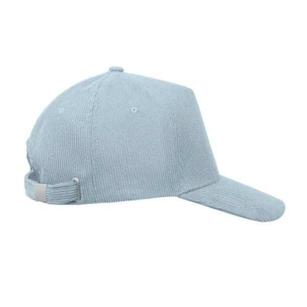 WALE corduroy bejzbol šilterica - 5 panela Baby Blue