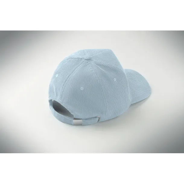 WALE corduroy bejzbol šilterica - 5 panela Baby Blue