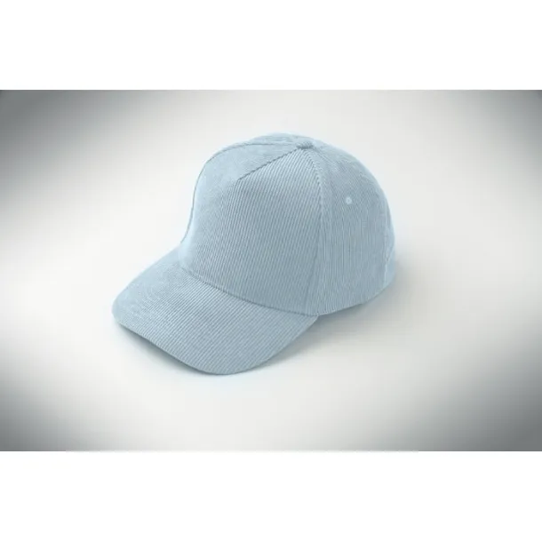 WALE corduroy bejzbol šilterica - 5 panela Baby Blue