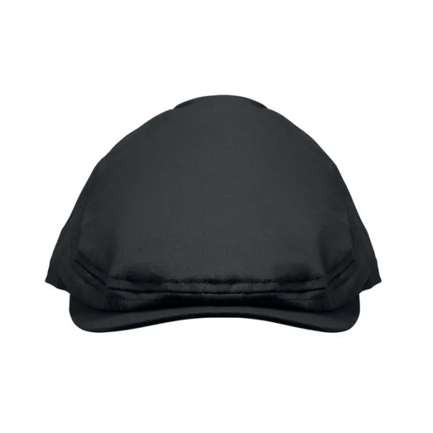 FLAT PEAK Newsboy flat cap 235 gr/m² Black