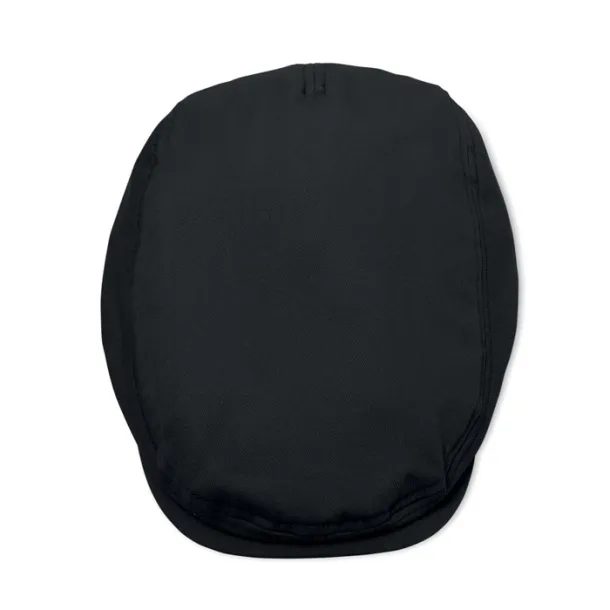 FLAT PEAK Newsboy flat cap 235 gr/m² Black