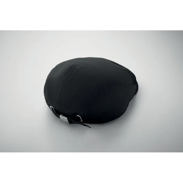 FLAT PEAK kapa u newsboy stilu, 235 g/m² Crna