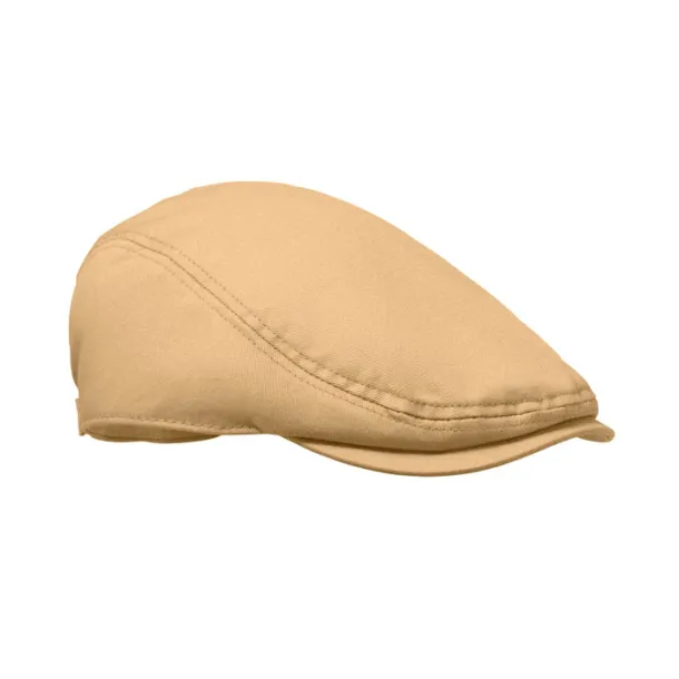 FLAT PEAK kapa u newsboy stilu, 235 g/m² khaki