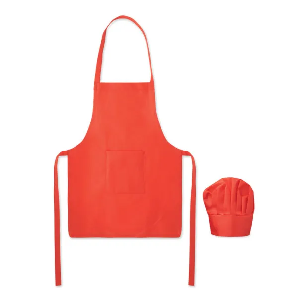 KID CHEF kuhinjski set za djecu Crvena