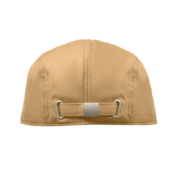 FLAT PEAK kapa u newsboy stilu, 235 g/m² khaki