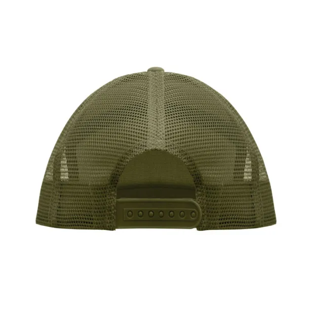 BEAD 7 panel flat visor cap Army Green