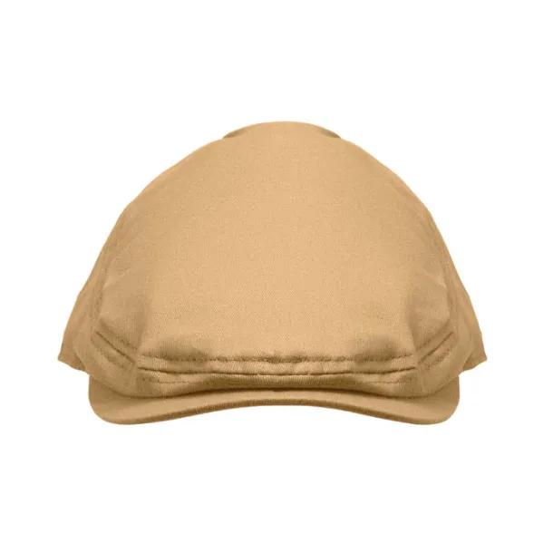 FLAT PEAK Newsboy flat cap 235 gr/m² khaki