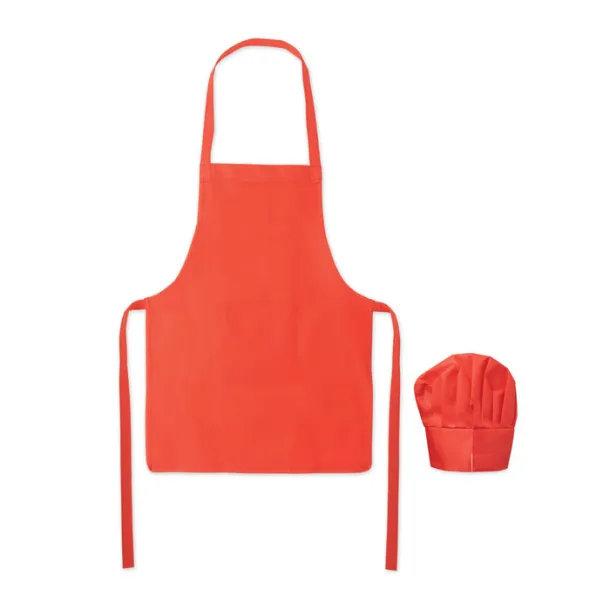 KID CHEF kuhinjski set za djecu Crvena