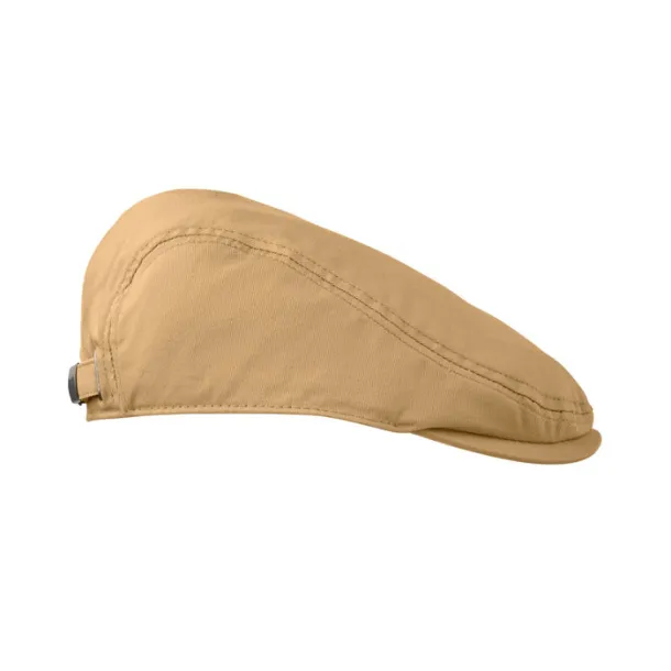 FLAT PEAK kapa u newsboy stilu, 235 g/m² khaki
