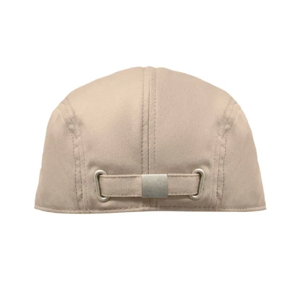FLAT PEAK Newsboy flat cap 235 gr/m² Beige