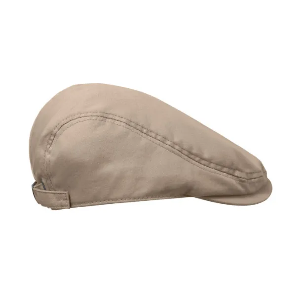 FLAT PEAK Newsboy flat cap 235 gr/m² Beige