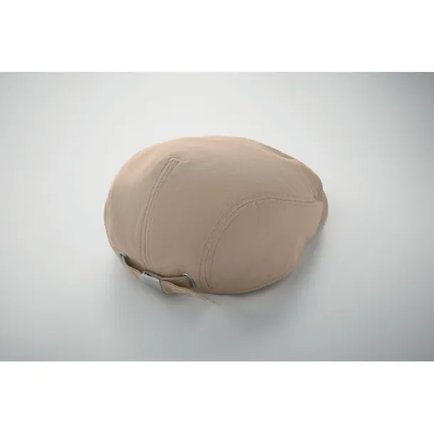 FLAT PEAK Newsboy flat cap 235 gr/m² Beige