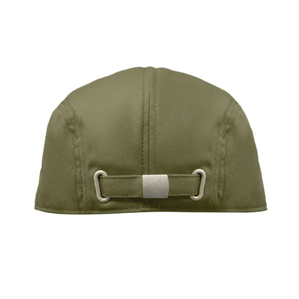 FLAT PEAK Newsboy flat cap 235 gr/m² Army Green