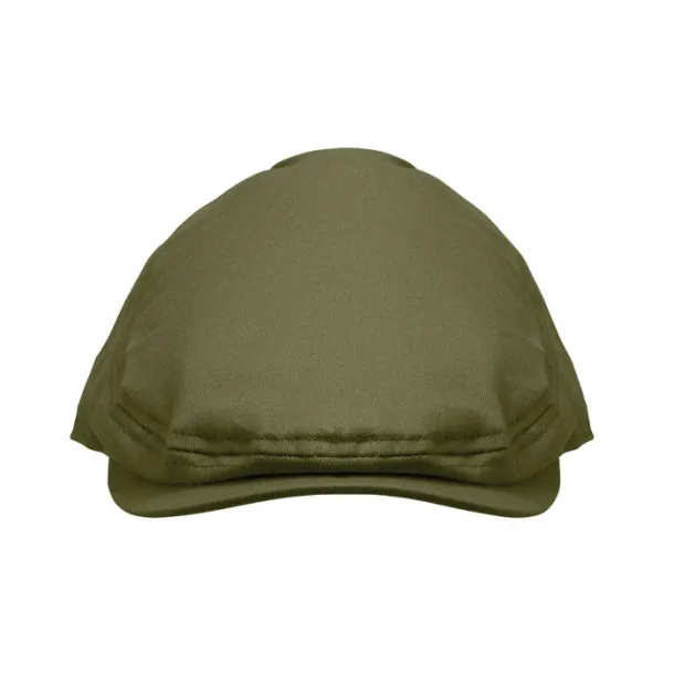 FLAT PEAK kapa u newsboy stilu, 235 g/m² Army Green