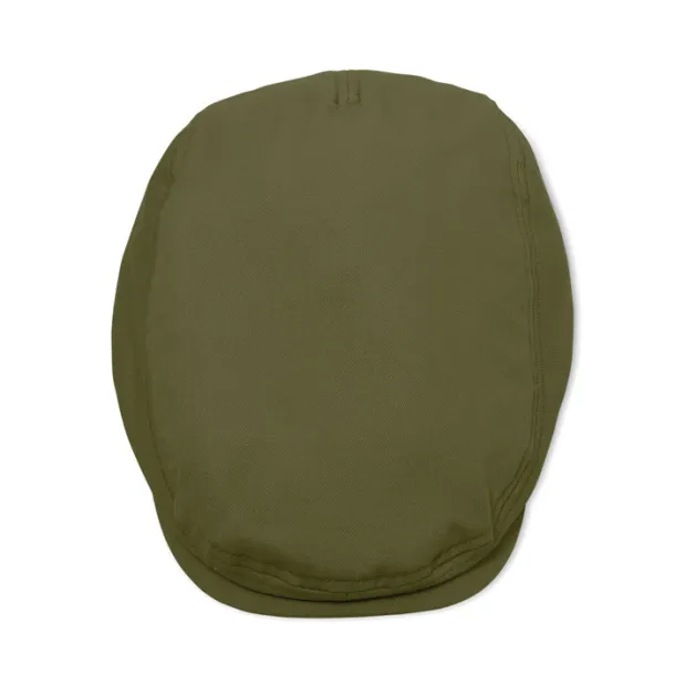 FLAT PEAK Newsboy flat cap 235 gr/m² Army Green