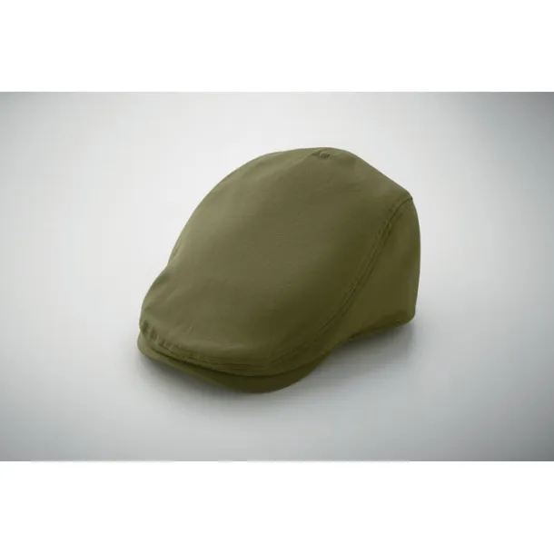 FLAT PEAK kapa u newsboy stilu, 235 g/m² Army Green