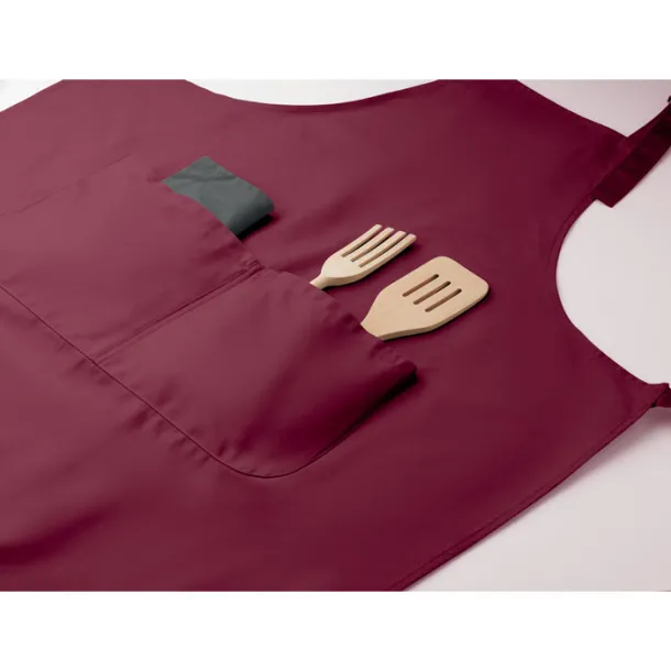 GALA Adjustable kitchen apron Burgundy