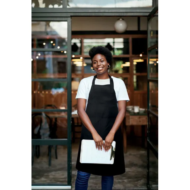 GALA Adjustable kitchen apron Black