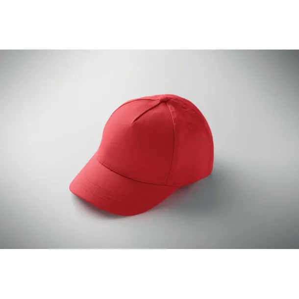 BUZZ KIDS 5 panel kids baseball cap Red