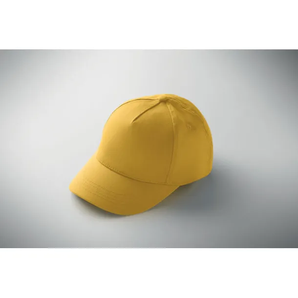 BUZZ KIDS 5 panel kids baseball cap Yellow