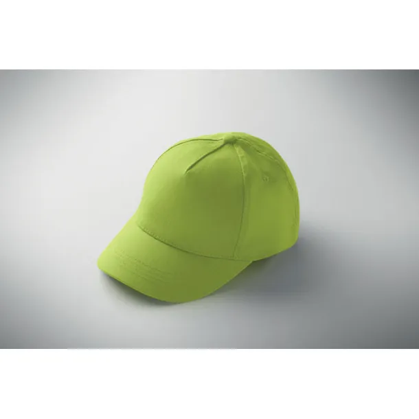 BUZZ KIDS 5 panel kids baseball cap Lime