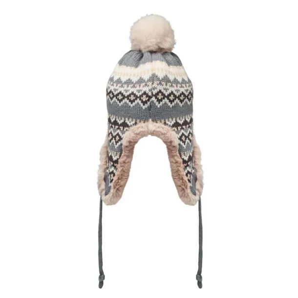 YULONG Knitted beanie with ear flap Grey
