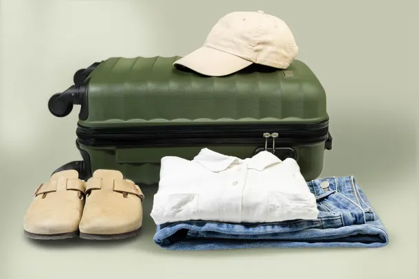 Airmile RPET carry-on luggage Green
