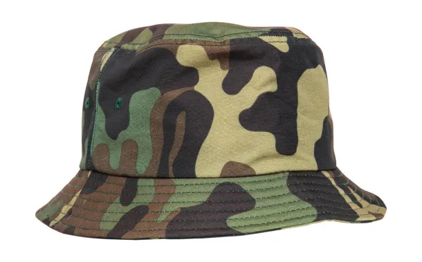  Camo Bucket Hat - Flexfit Green Camo