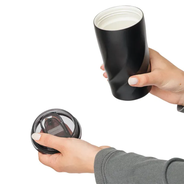 BrandCharger Vortex Calix Ceramica travel mug - BrandCharger Crna
