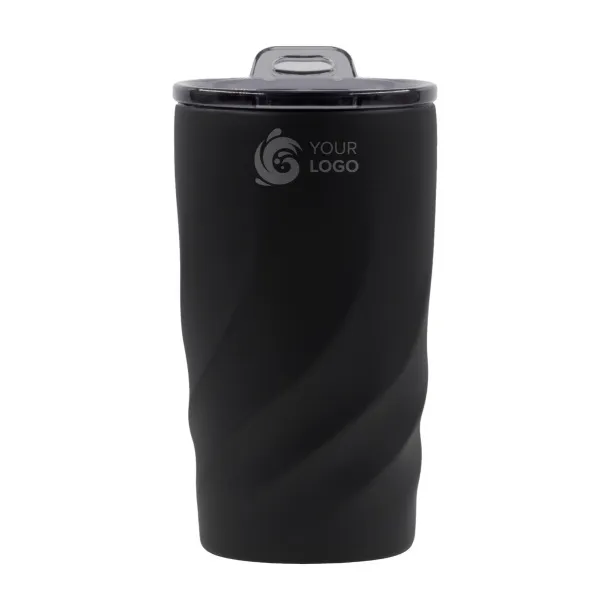 BrandCharger Vortex Calix Ceramica putna šalica, 400 ml - BrandCharger Crna