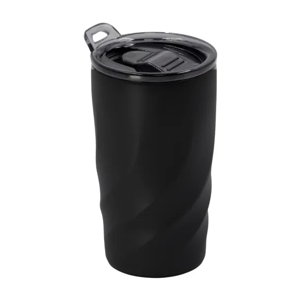 BrandCharger Vortex Calix Ceramica putna šalica, 400 ml - BrandCharger Crna