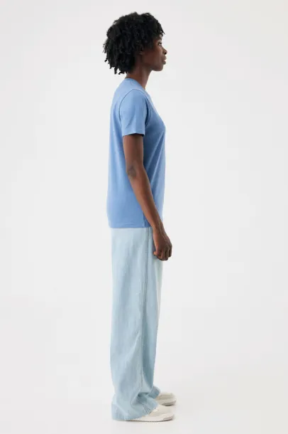  Iqoniq Sierra lightweight recycled cotton t-shirt  - iqoniq Moon blue