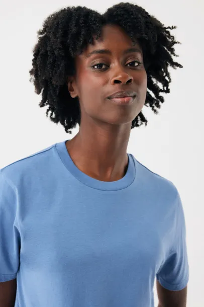 Iqoniq Brett recycled cotton t-shirt - iqoniq Moon blue