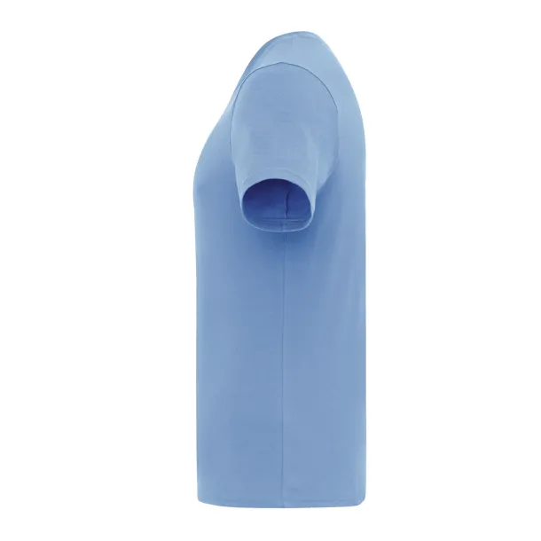 Iqoniq Brett unisex kratka majica od recikliranog pamuka, 180 g/m2 - iqoniq Moon blue