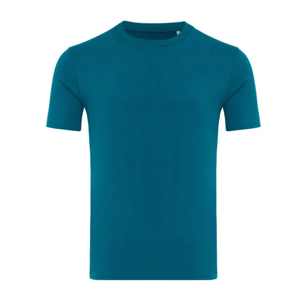 Iqoniq Brett unisex kratka majica od recikliranog pamuka, 180 g/m2 - iqoniq dark teal
