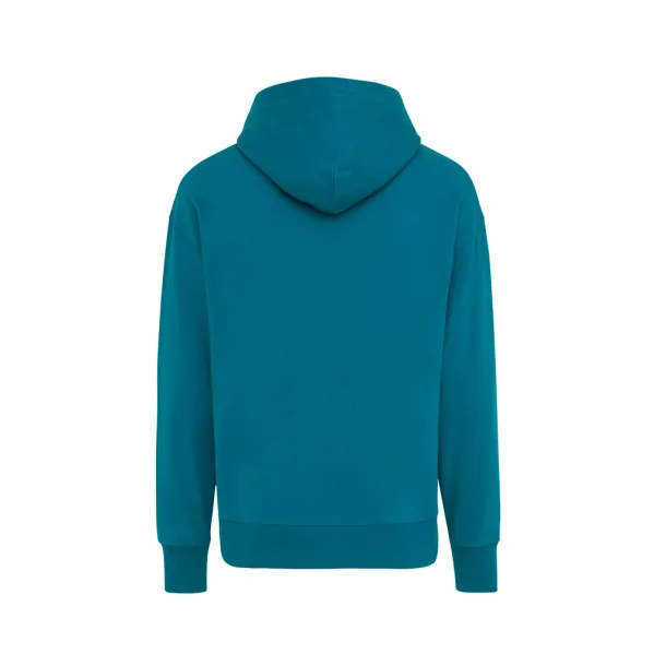  Iqoniq Yoho recycled cotton relaxed hoodie - iqoniq dark teal