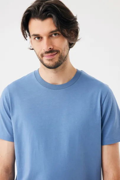  Iqoniq Sierra lightweight recycled cotton t-shirt  - iqoniq Moon blue