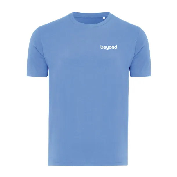  Iqoniq Sierra lightweight recycled cotton t-shirt  - iqoniq Moon blue