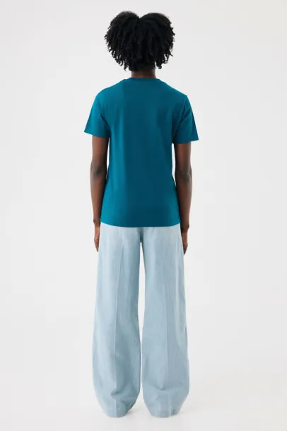  Iqoniq Sierra unisex lagana majica od recikliranog pamuka, 160 g/m2 - iqoniq dark teal