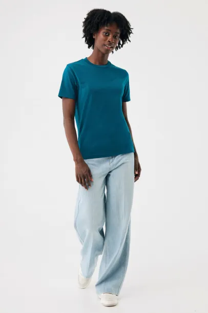  Iqoniq Sierra lightweight recycled cotton t-shirt  - iqoniq dark teal