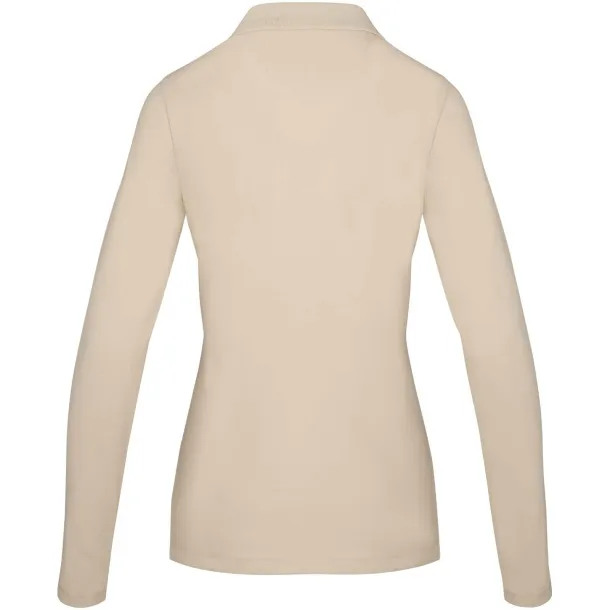 Oakville ženska polo majica dugih rukava, 180 g/m2 - Elevate Life Sandstone