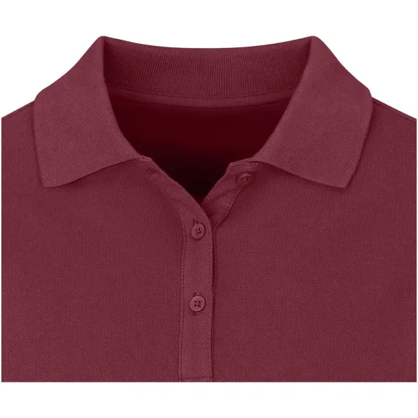 Oakville ženska polo majica dugih rukava, 180 g/m2 - Elevate Life Deep Burgundy