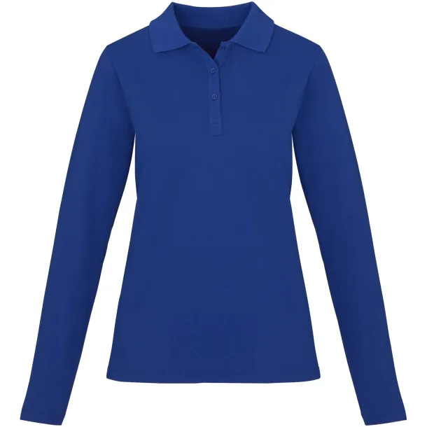 Oakville ženska polo majica dugih rukava, 180 g/m2 - Elevate Life Plava